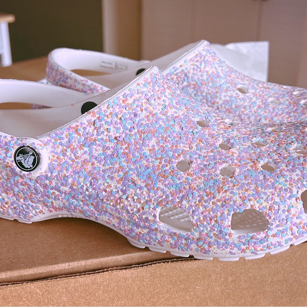 Sparkly Multicolor Clogs